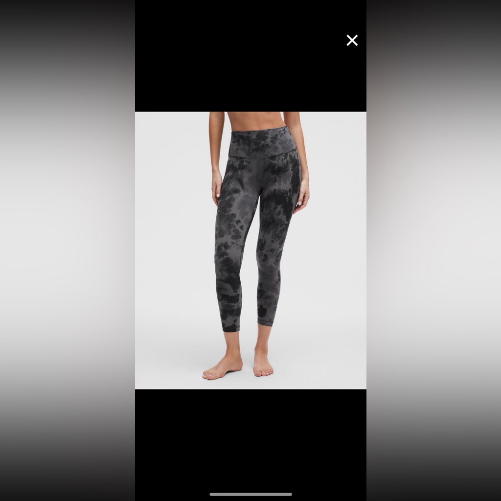 Lululemon Align High-Rise Pant With Pockets 25” - Dark Tye Dye